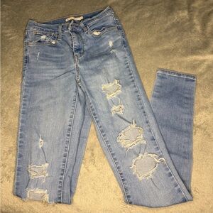 Levi's Women's 720 High Rise Super Skinny Light Blue Jeans